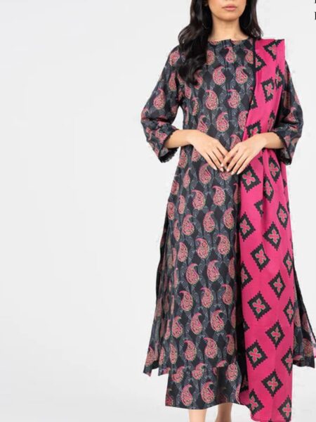 Alkaram 3 Piece Digital Voil Lawn DC 02