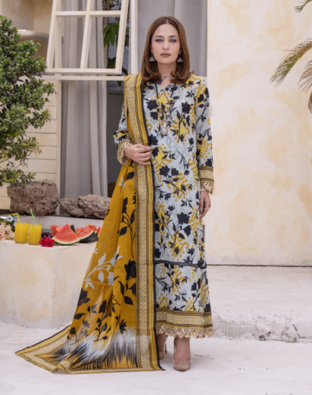 Janan 3 Piece Unstitched Vol-05 2025