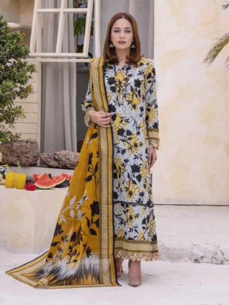Janan 3 Piece Unstitched Vol-05 2025