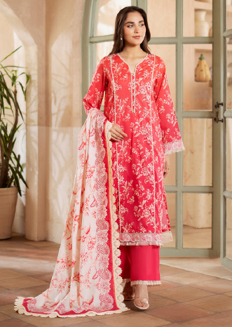 Mausummery 3-Piece Unstitched Coral Volume 4 Article 4
