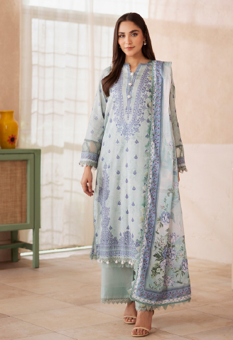 Mausummery 3-Piece Unstitched Aquamarine Volume 4 Article 8