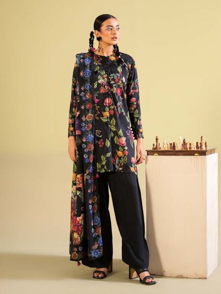 SAAZ 3-Piece Unstitched Winter Collection by Brenish