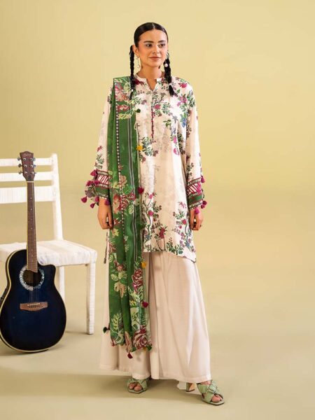 SAAZ 3-Piece Unstitched Winter Collection by Brenish