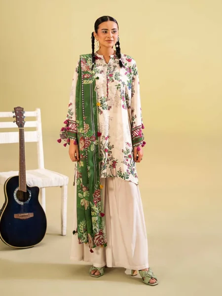 SAAZ 3-Piece Unstitched Winter Collection by Brenish
