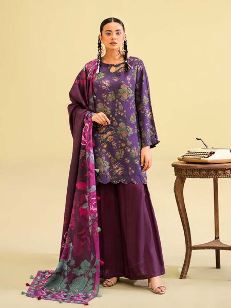 SAAZ 3-Piece Unstitched Winter Collection by Brenish