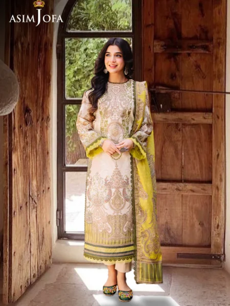 ASIM JOFA 3-Piece Khaddar Unstitched