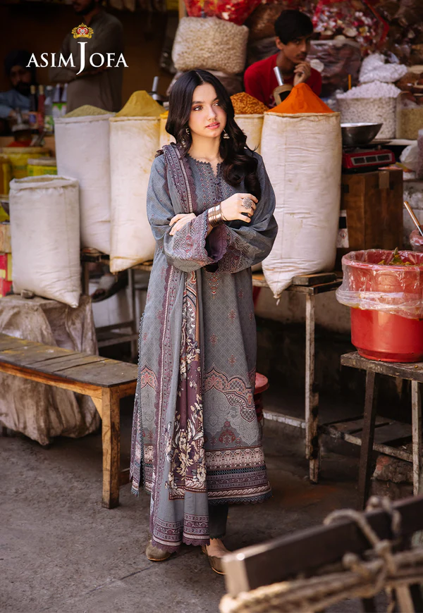 ASIM JOFA 3-Piece Khaddar Unstitched